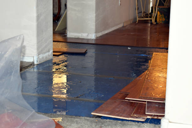 Professional Emergency Water Damage Restoration technician working in Ridgecrest, FL